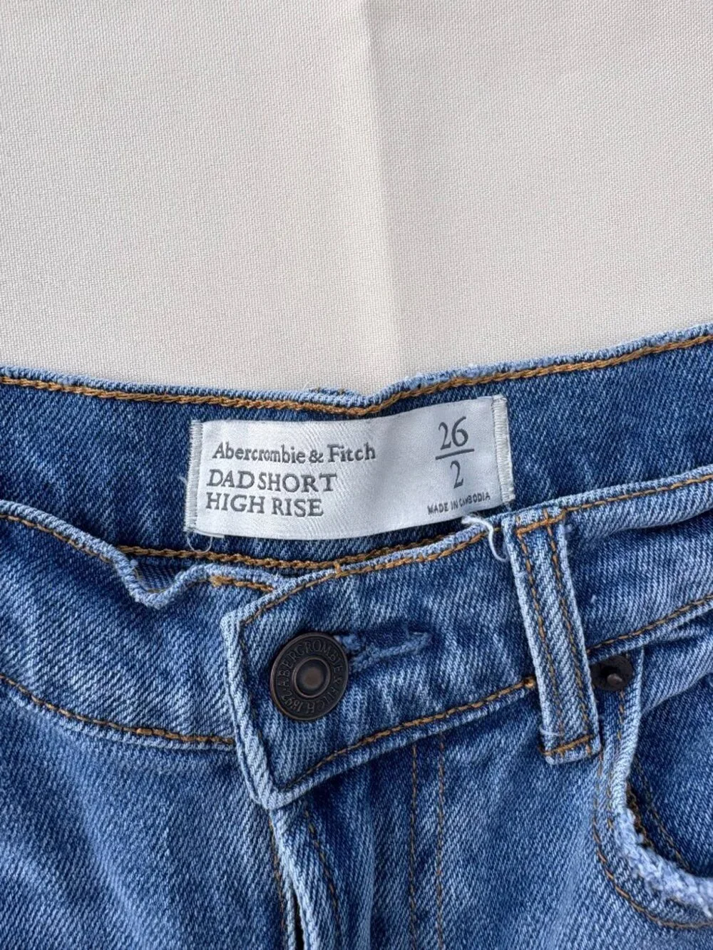 Abercrombie Denim Dad Shorts